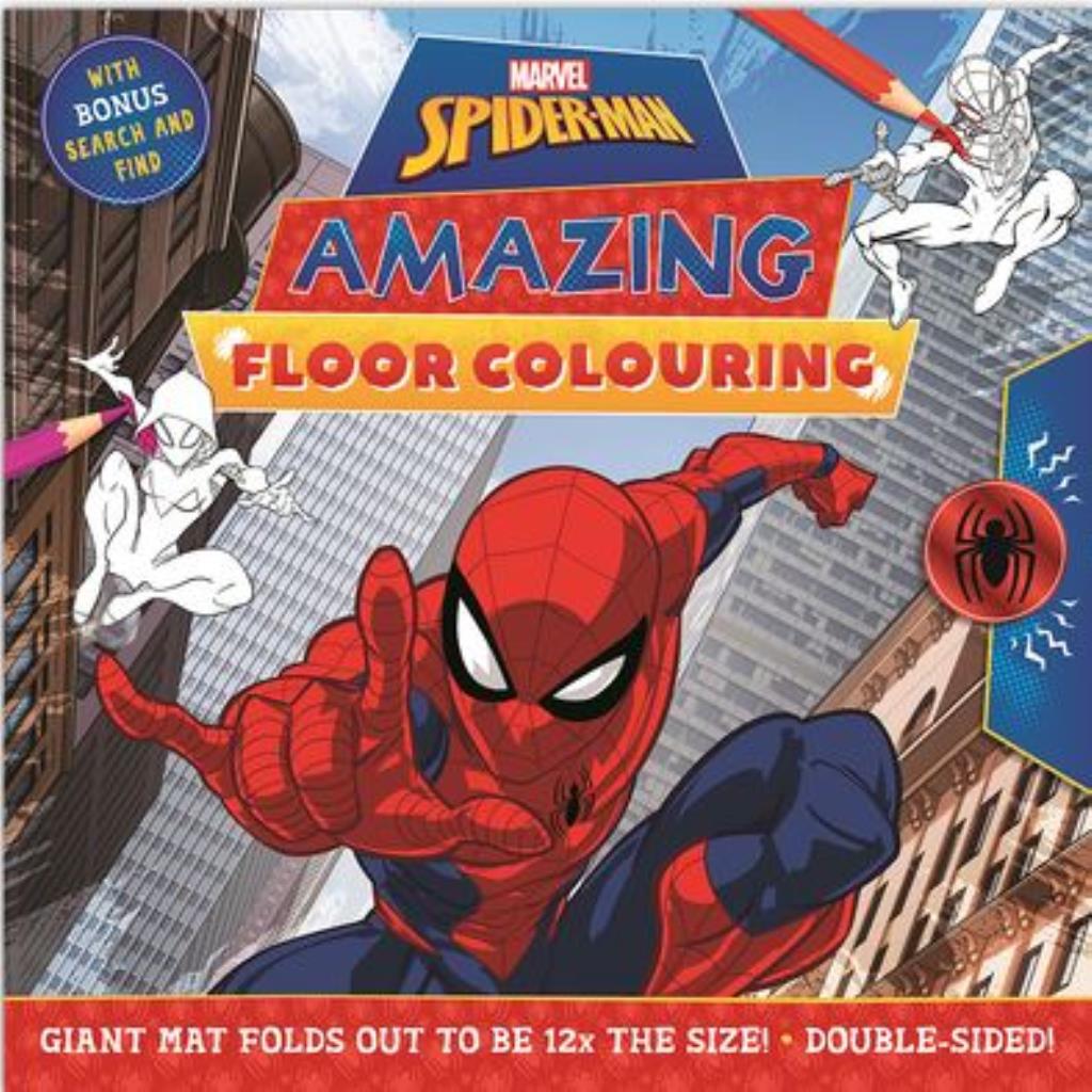 Marvel Spider-Man Amazing Floor Colouring Mat